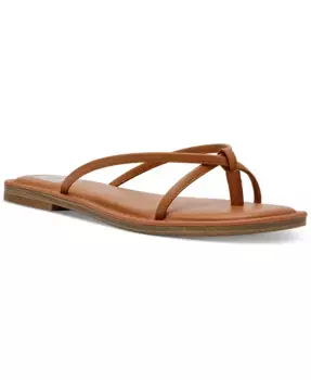 Сандалии-вьетнамки Jumpie Thong Flip Slide Flats DV Dolce Vita, коричневый/бежевый