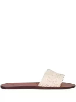 Сандалии в технике кроше Manebi, белый