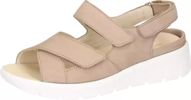 Сандалии Waldlufer на танкетке "K-Adea", комфортной ширины K для особо сильных ног, бежевый