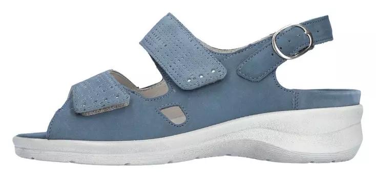 Сандалии WALDLUFER, синий деним