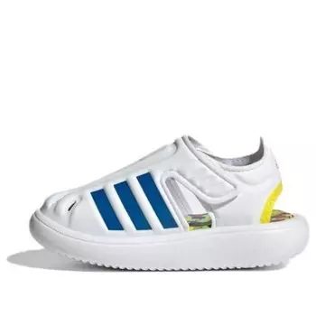 Сандалии water sandals 'cloud white bright royal bright red' Adidas, белый