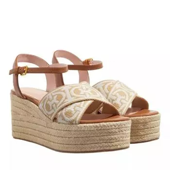 Сандалии wedge smooth leather cuir/natur- Coccinelle, бежевый