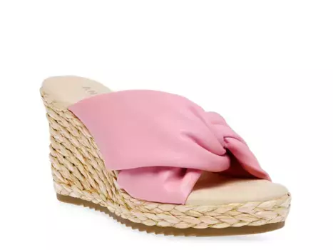 Сандалии Weslite Wedge Sandal Anne Klein, розовый