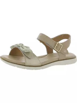 Сандалии Whitney Girls с регулируемой пяткой и бантом Stride Rite, цвет Tan/Gold