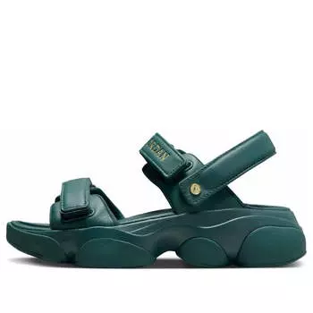 Сандалии (WMNS) Air Jordan Deja 'Oxidized Green Metallic Gold', зеленый
