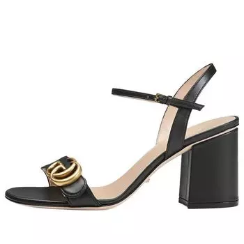 Сандалии (WMNS) Gucci G Heel Sandals 'Black'