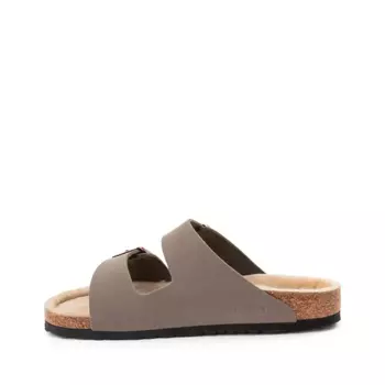 Сандалии Womens Birkenstock Arizona Shearling Sandal, цвет Stone