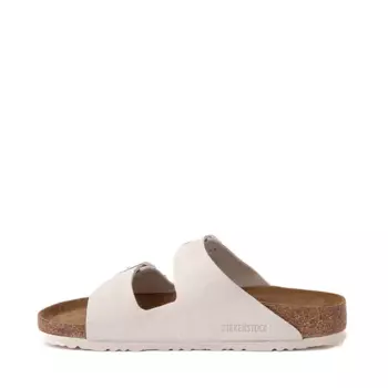 Сандалии Womens Birkenstock Arizona Soft Footbed Sandal, античный белый