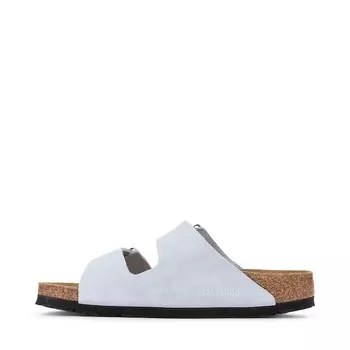 Сандалии Womens Birkenstock Arizona Soft Footbed Slide Sandal, цвет Baby Blue