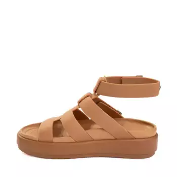 Сандалии Womens Crocs Brooklyn Luxe Gladiator Sandal, цвет Tan