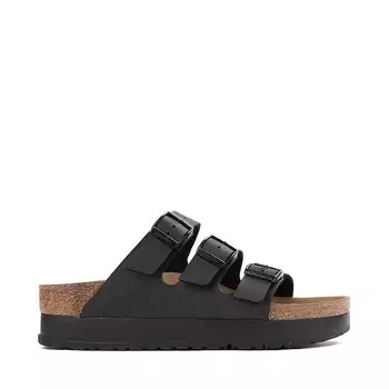 Сандалии Womens Papillio by Birkenstock Florida Flex Platform Slide Sandal, черный
