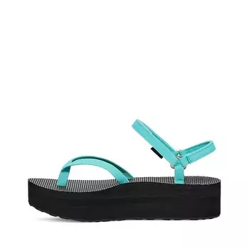Сандалии Womens Teva Flatform Slim Sandal, цвет Bright Teal