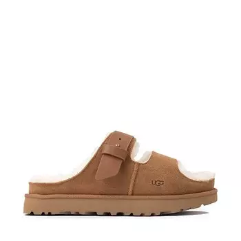 Сандалии Womens UGG Greenport Strap Slide Sandal, цвет Chestnut
