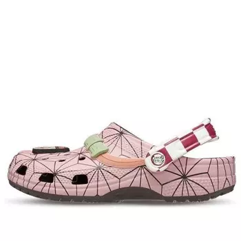 Сандалии x demon slayer classic clog 'nezuko' Crocs, розовый