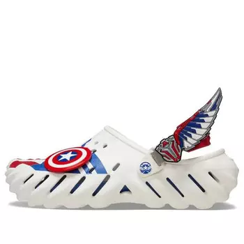 Сандалии x marvel echo clog 'captain america' Crocs, белый