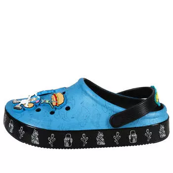 Сандалии x spongebob squarepants off-court clog 'bikini bottom' Crocs, черный