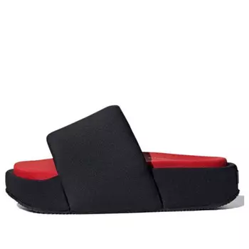 Сандалии y-3 slide 'black red' Adidas, черный