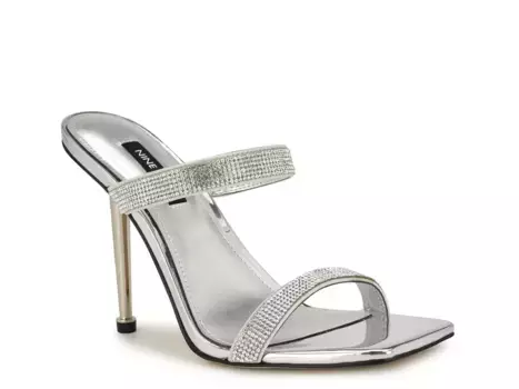 Сандалии Yogirl Sandal Nine West, серебряный/металлик