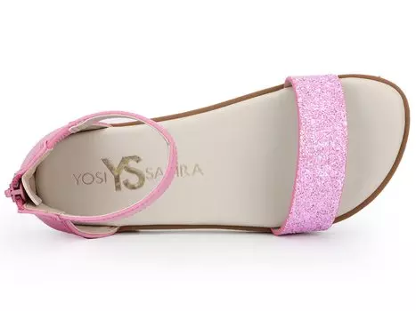 Сандалии Yosi Samra Kids Miss Cambelle Glitter (Toddler/Little Kid/Big Kid), розовый