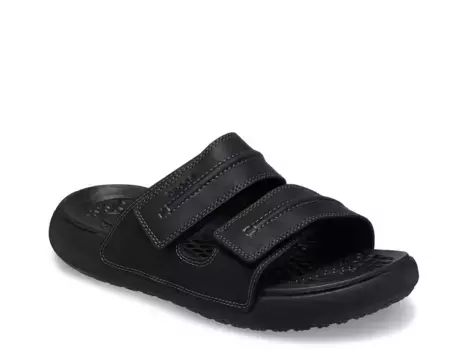 Сандалии Yukon Vista II Slide Sandal Crocs, черный