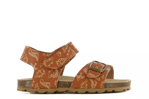 Сандалии Zacky с регулируемым ремешком Camelot, коричневый