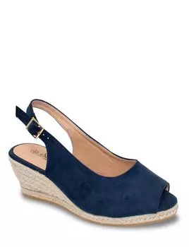 Сандалии замшевые Chums, темно-синий