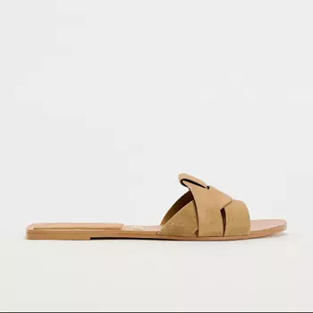 Сандалии Zara Criss-cross, коричневый