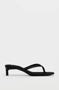 Сандалии Zara Kitten Heel, черный