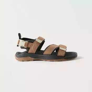Сандалии Zara Multicoloured Strap, коричневый