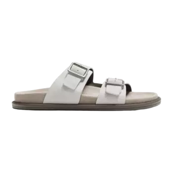 Сандалии Zara Split Suede Leather, светло-серый