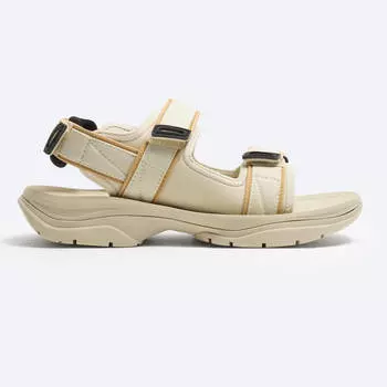 Сандалии Zara Technical Chunky Sole, светлый экрю