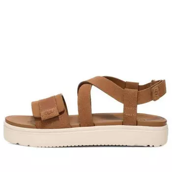 Сандалии zayne ankle strap ii 'chestnut' Ugg, бежевый
