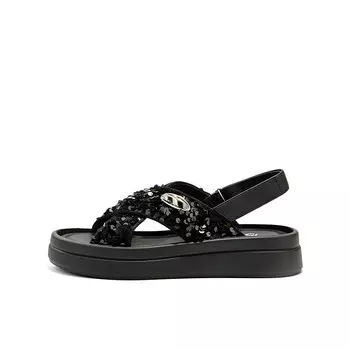 Сандалии женские 15 Mins, серебряный