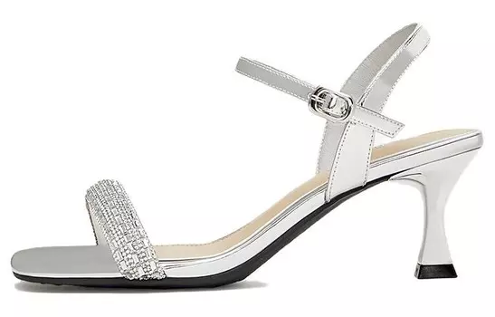 Сандалии женские Basto, серебряный