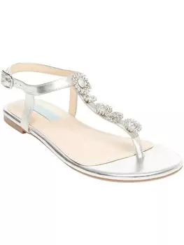 Сандалии женские Betsey Johnson, серебряный