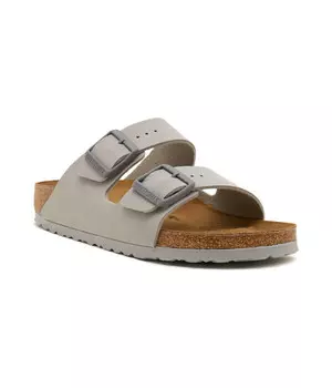 Сандалии женские Birkenstock Аризона из экокожи, серый