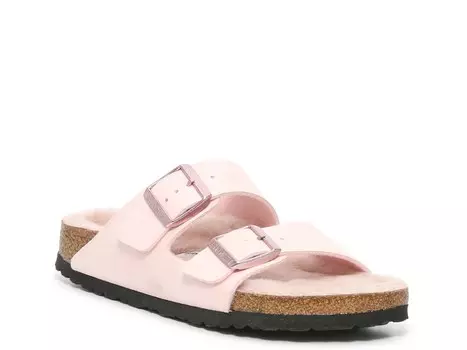 Сандалии женские Birkenstock Arizona из овчины, светло-розовый