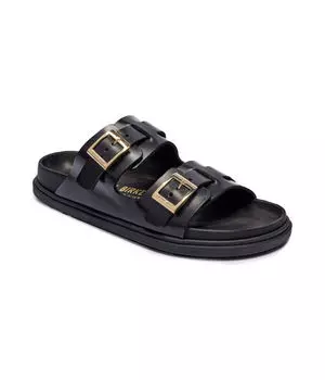 Сандалии женские Birkenstock х St Barths кожаные, черный
