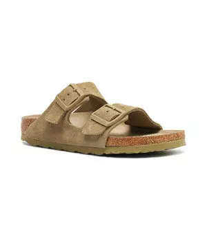 Сандалии женские Birkenstock из натуральной кожи, зеленый