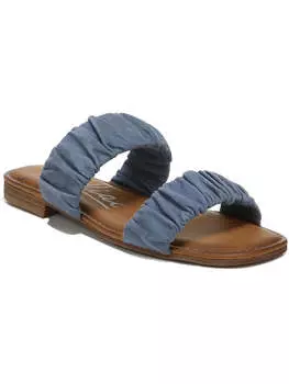 Сандалии женские Bristol Comfort Insole Slip On Slide Zodiac, цвет blue gray suede leather