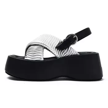 Сандалии женские Cameido, серебряный