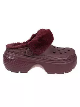 Сандалии женские Crocs, бордовый