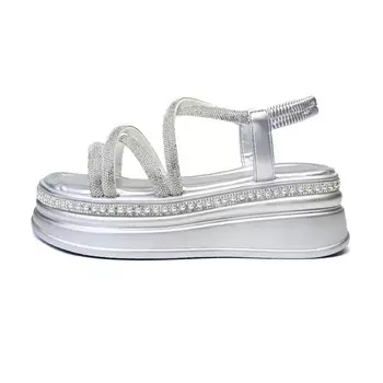 Сандалии женские Deerway, серебряный