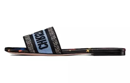 Сандалии женские Dior Dway Slide, черный