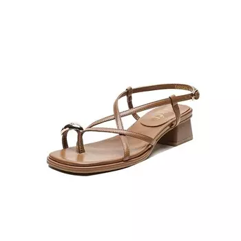 Сандалии женские Dme, коричневый