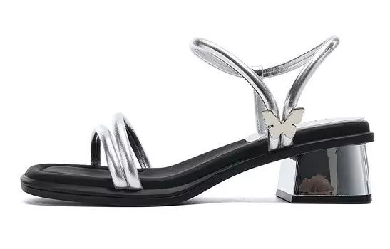 Сандалии женские Eblan, серебряный