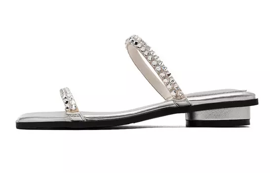 Сандалии женские Eblan, серебряный