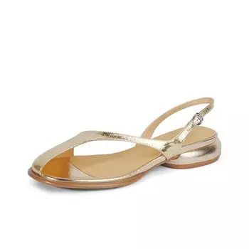 Сандалии женские Flowerskam, золотой