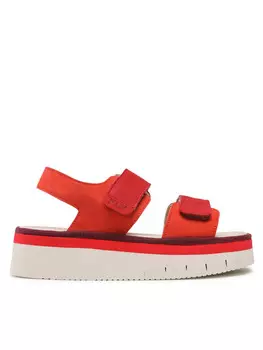 Сандалии женские Fly London кожаные, красный