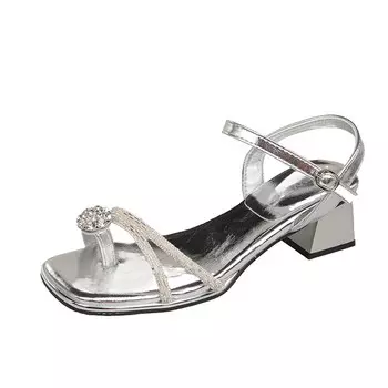 Сандалии женские Gejiani, серебряный